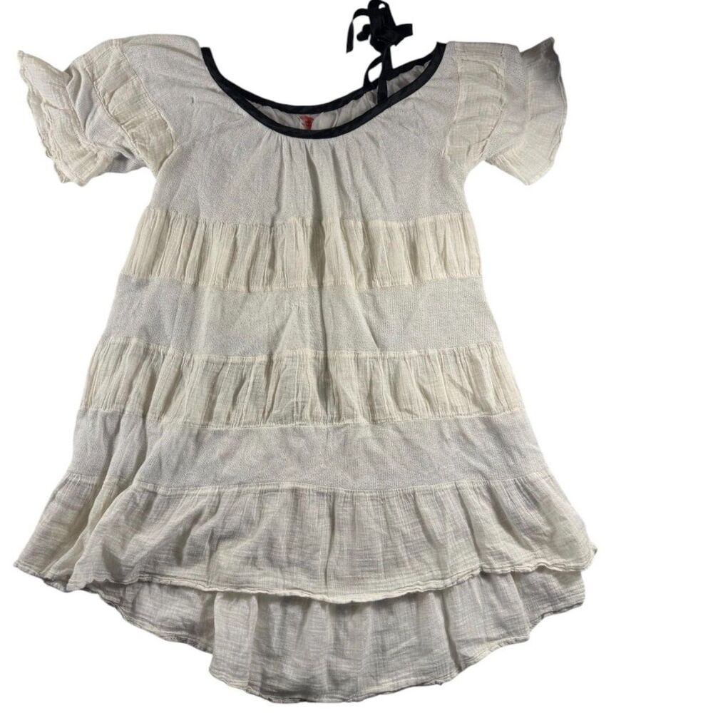 Free People Vintage 90's Gauze Mini Dress